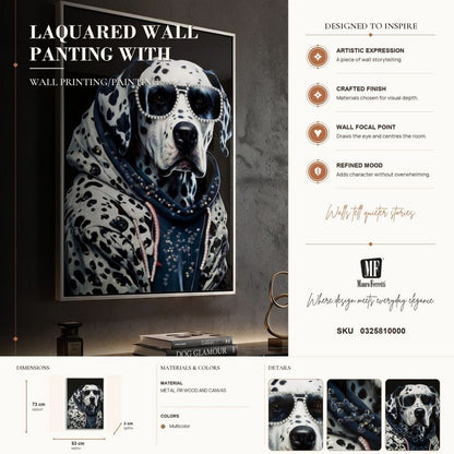 Schilderij Laquared Wall Panting With Frame Trap 53×3×73 cm