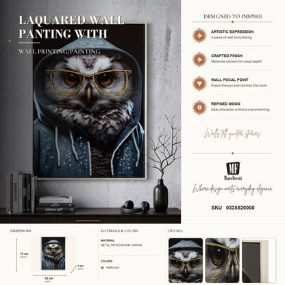 Schilderij Laquared Wall Panting With Frame Edvy 53×3×73 cm