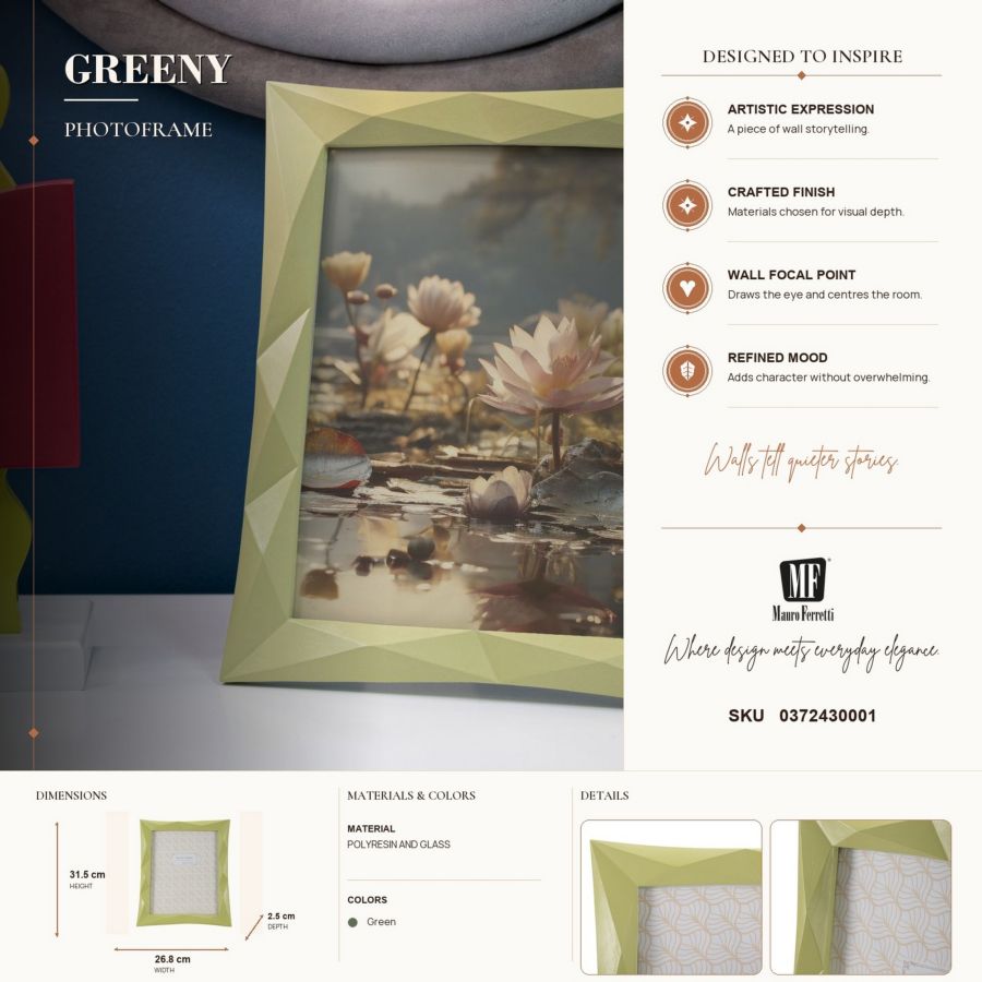 Fotolijst Greeny 26,8×2,5×31,5 cm