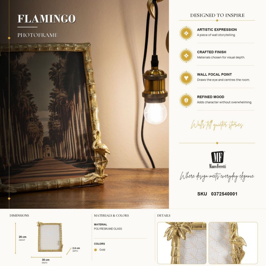 Fotolijst Flamingo 30×2,8×26 cm