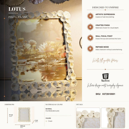 Fotolijst Lotus 25,8×2×31 cm