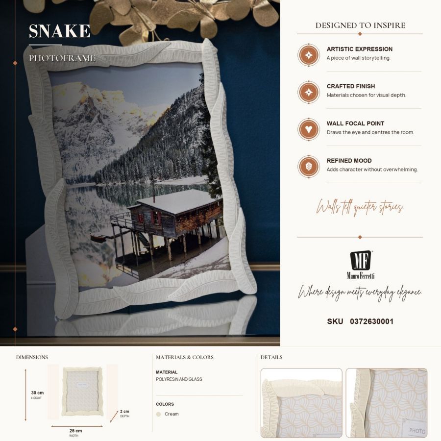 Fotolijst Snake 25×2×30 cm