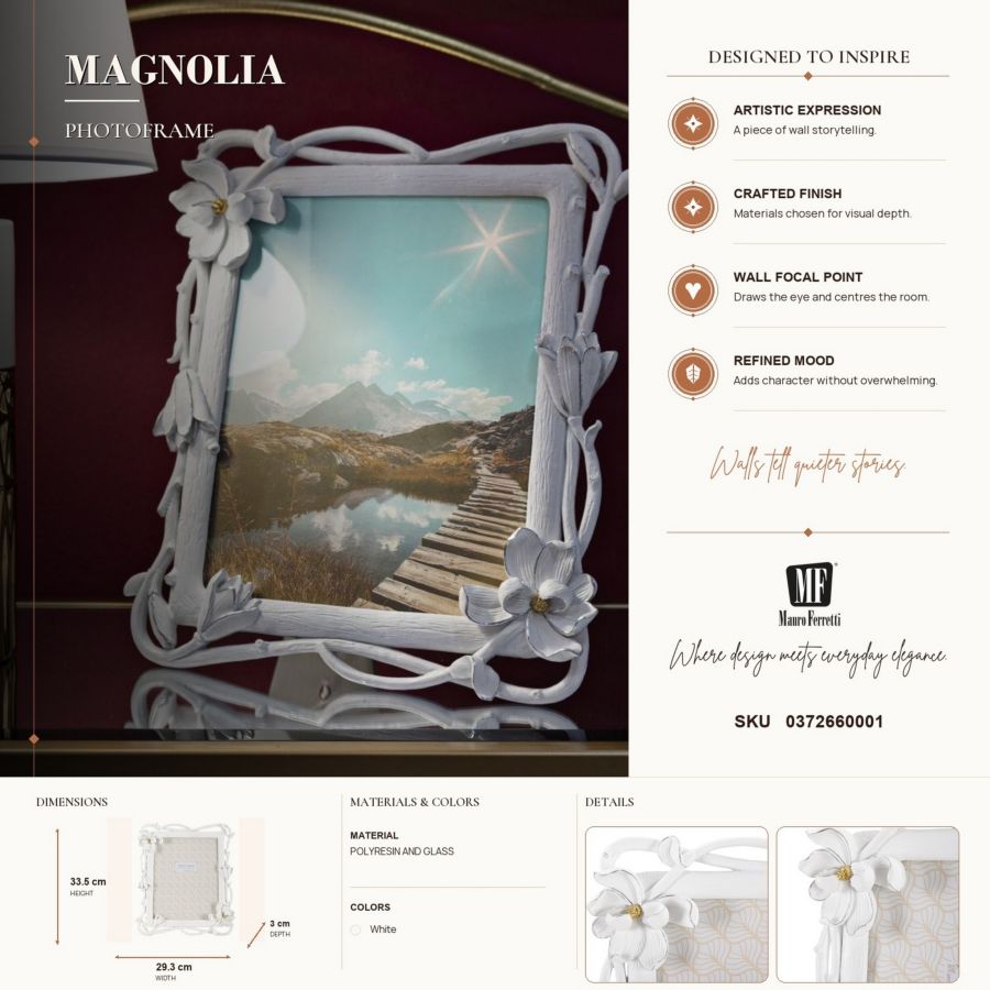 Fotolijst Magnolia 29,3×3×33,5 cm