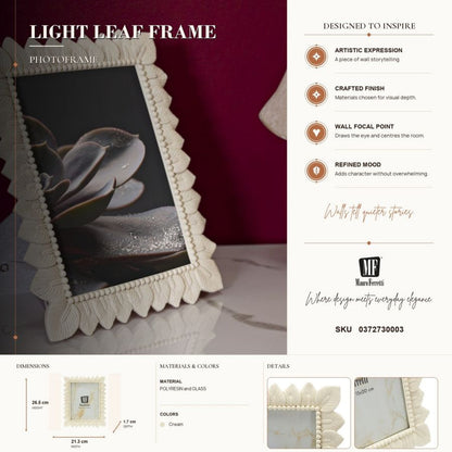 Fotolijst Light Leaf Frame 21,3×1,7×26,5 cm