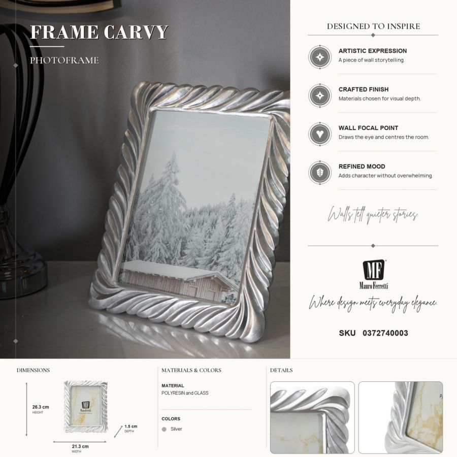 Fotolijst Carvy 21,3×1,5×26,3 cm