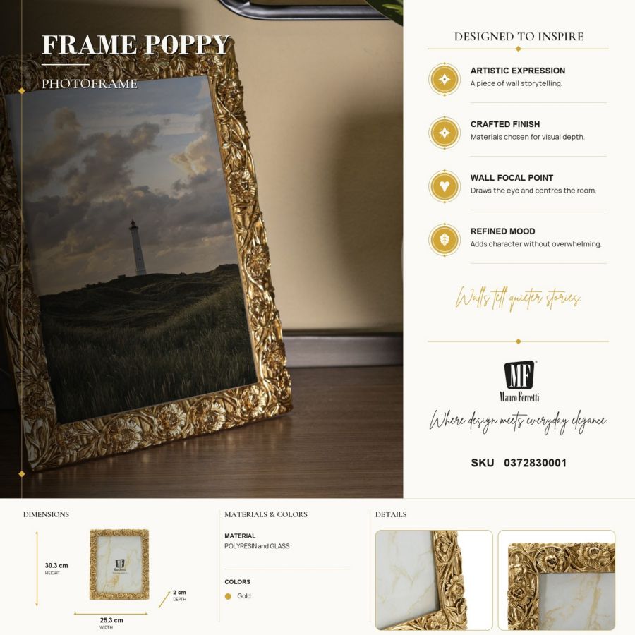 Fotolijst Poppy 25,3×2×30,3 cm