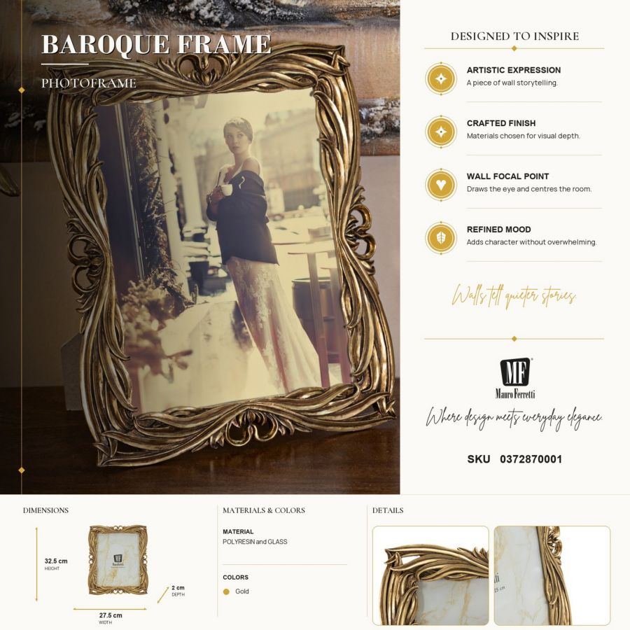 Fotolijst Baroque Frame 27,5×2×32,5 cm