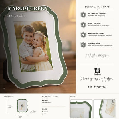 Fotolijst Margot Green 17×1,4×21,9 cm