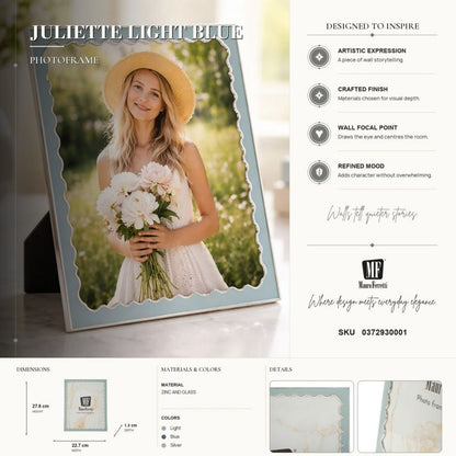 Fotolijst Juliette Light Blue 22,7×1,3×27,6 cm