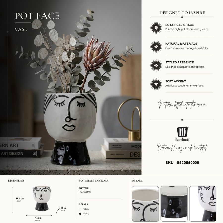 Vaas Pot Face Ø 14×18,2 cm