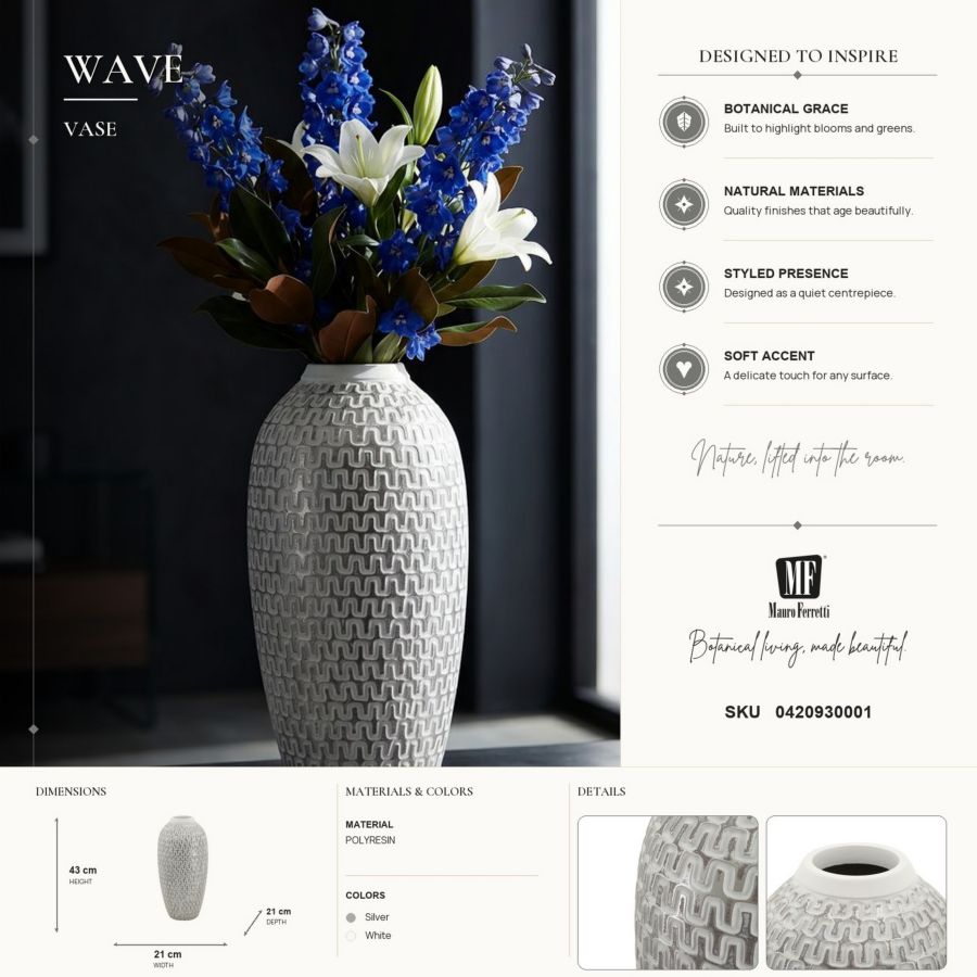 Vaas Wave Ø 21×43 cm