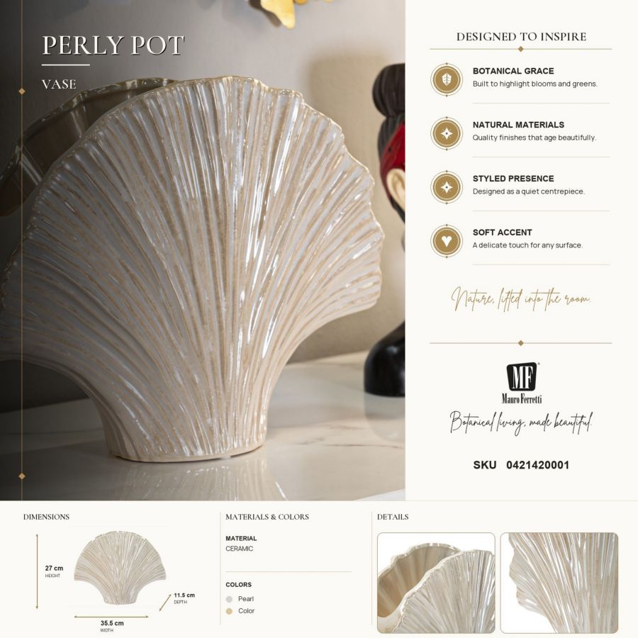 Vaas Perly Pot Cm 35,5 11,5 27