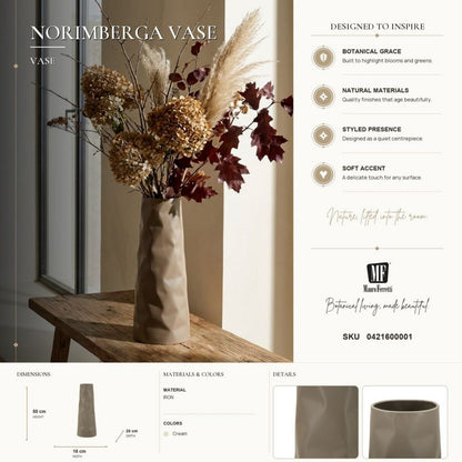 Vaas Norimberga Vase 16×20×50 cm