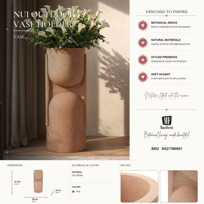 Vaas Nui Outdoor Vase Holder 38×36×91 cm
