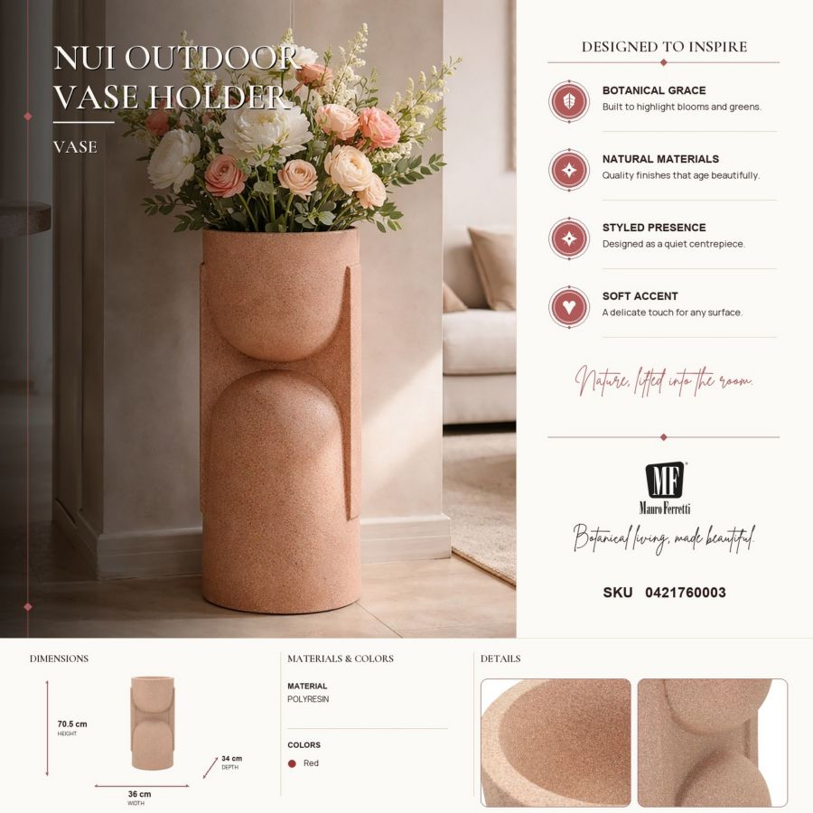 Vaas Nui Outdoor Vase Holder 36×34×70,5 cm