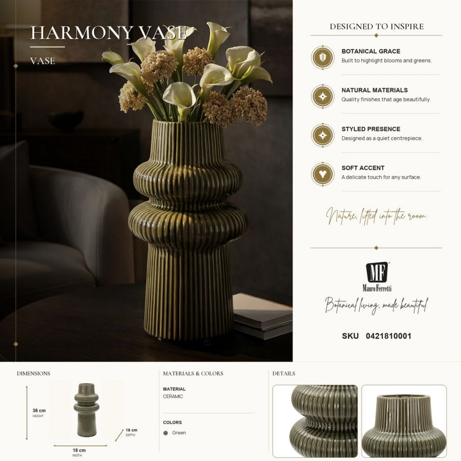 Vaas Harmony Vase Ø 18×36 cm