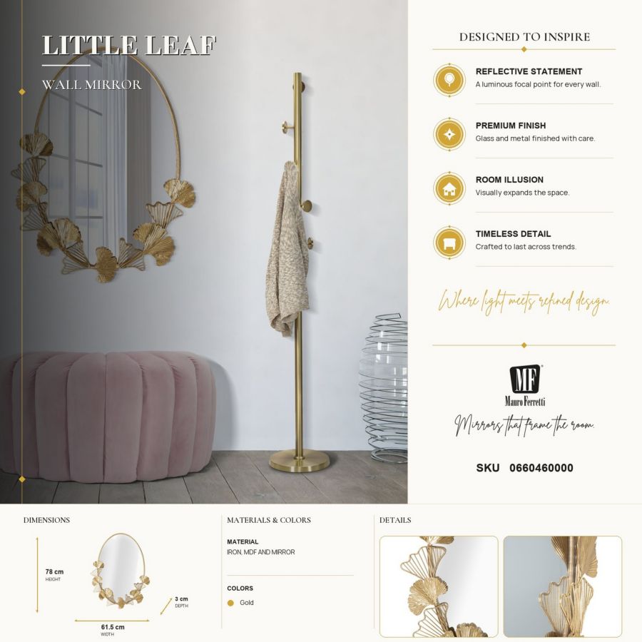 Spiegel Little Leaf 61,5×3×78 cm