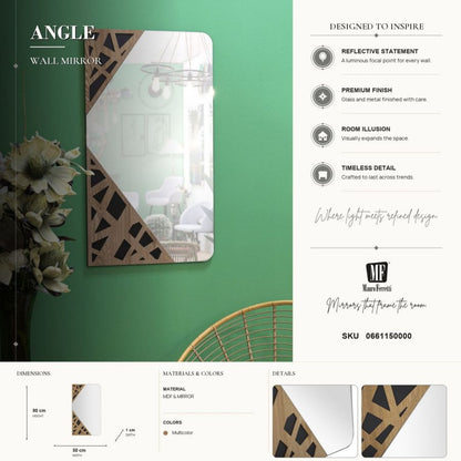 Spiegel Angle 50×1×90 cm