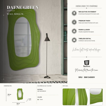 Spiegel Dafne Green 90×4×165 cm