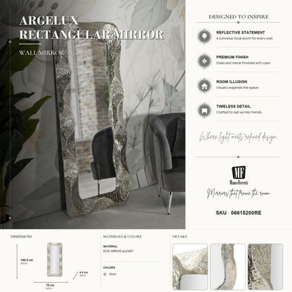 Spiegel Argelux Rectangular Mirror 70×6,5×160,5 cm