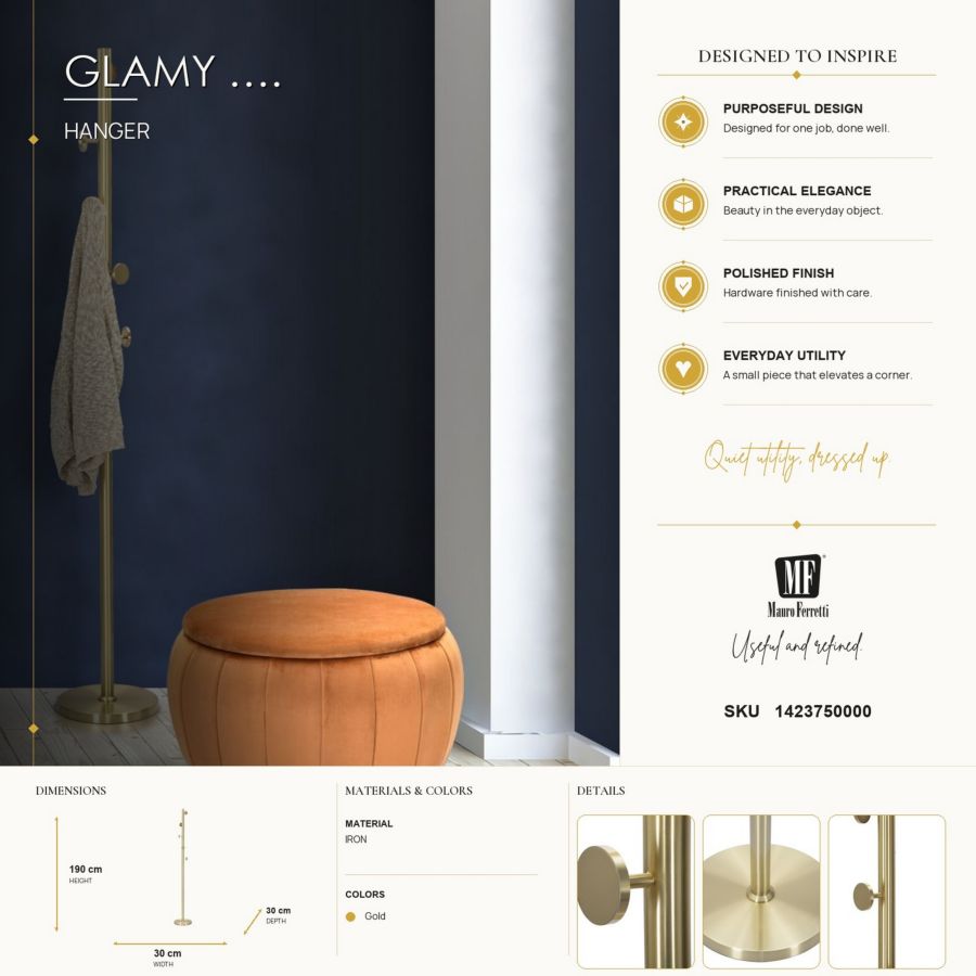 Kapstok Hanger Glamy Cm ….