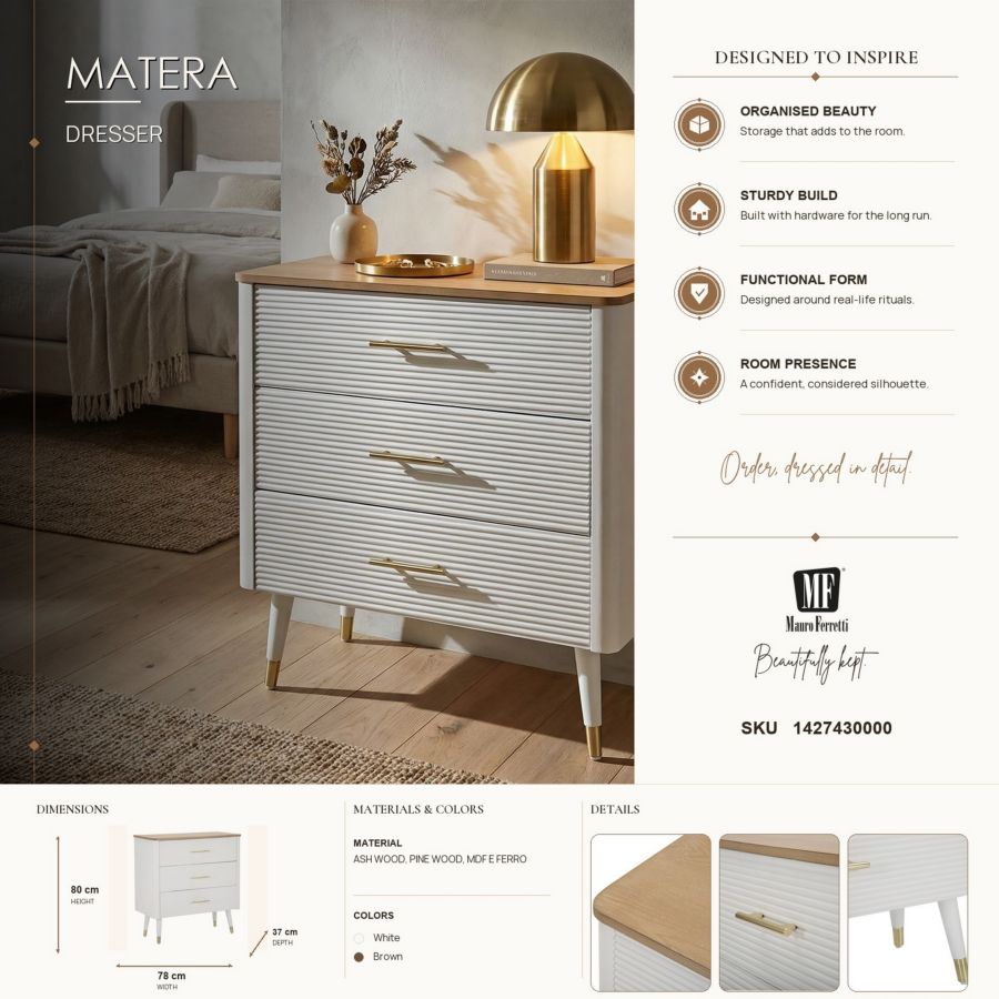 Dressoir Matera 78×37×80 cm