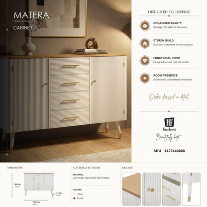 Kast Matera 117×37×90 cm