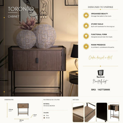 Kast Toronto 100×42×110 cm
