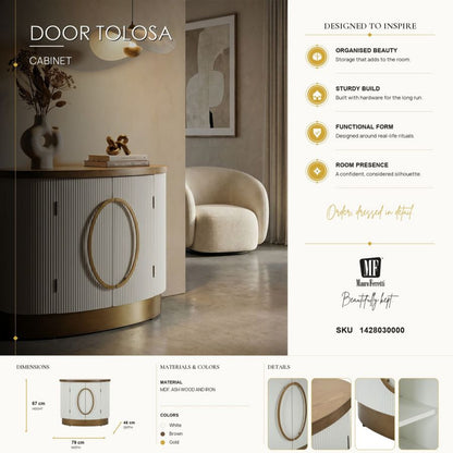 Kast 2 Door Tolosa 79×48×67 cm