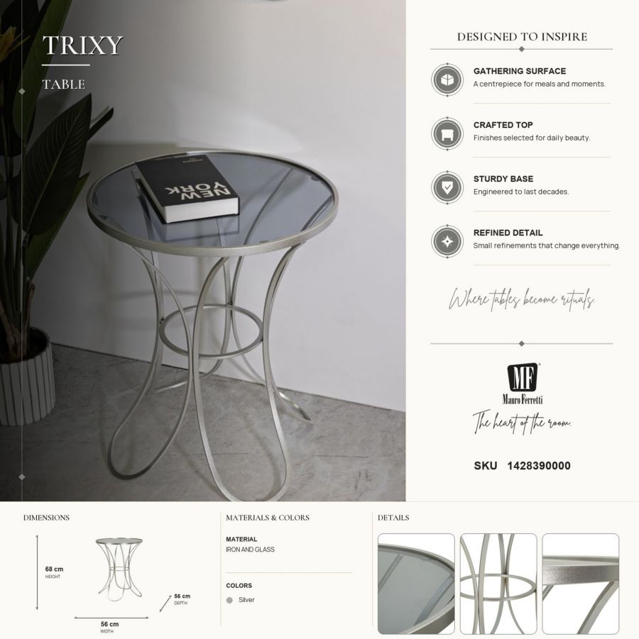 Tafel Trixy Ø 56×68 cm