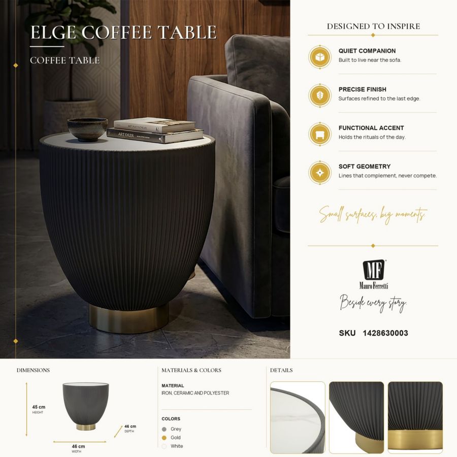 Salontafel Elge Coffee Table Ø 46×45 cm