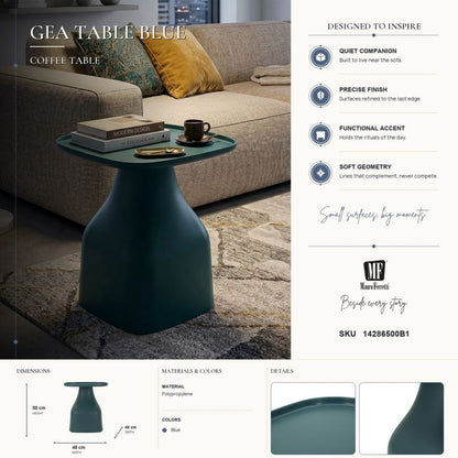 Salontafel Gea Table Blue 48×48×50 cm