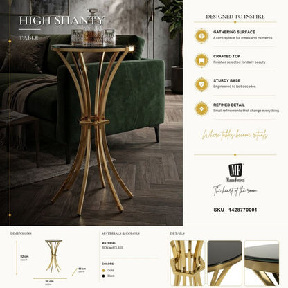 Tafel High Shanty Ø 50×92 cm