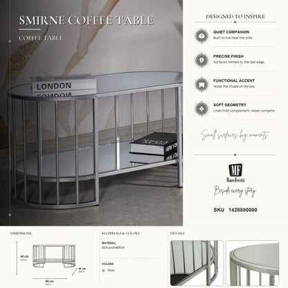 Salontafel Smirne Coffee Table 90×50×45 cm