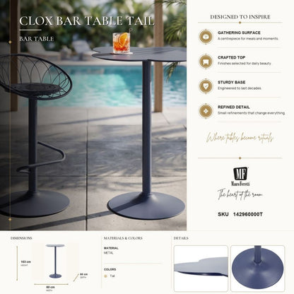 Bartafel Clox Bar Table Tail Ø 60×103 cm
