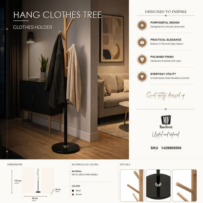 Kapstok Hang Clothes Tree Ø 36×172 cm