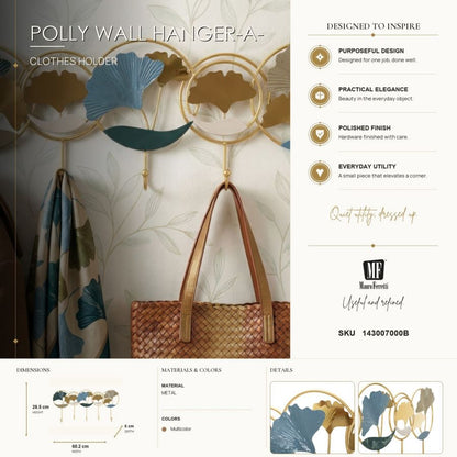 Kapstok Polly Wall Hanger-a- 60,2×5×28,5 cm