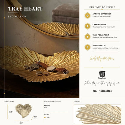 Dienblad Heart 29×5×25 cm