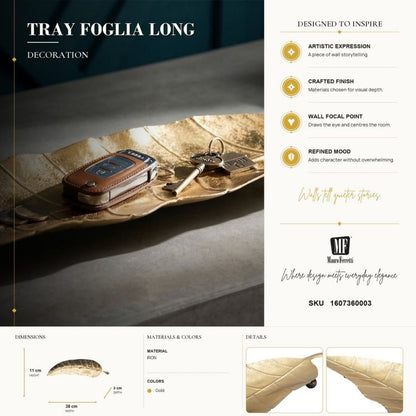 Dienblad Foglia Long 38×3×11 cm