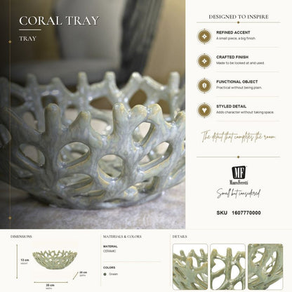 Dienblad Coral Tray Ø 35×13 cm