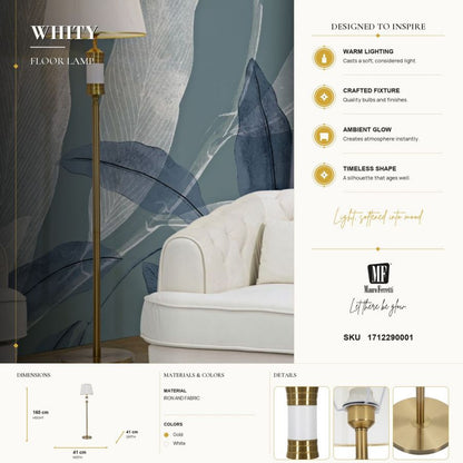 Vloerlamp Whity Ø 41×160 cm