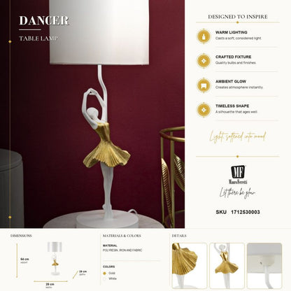 Tafellamp Dancer Ø 28×64 cm