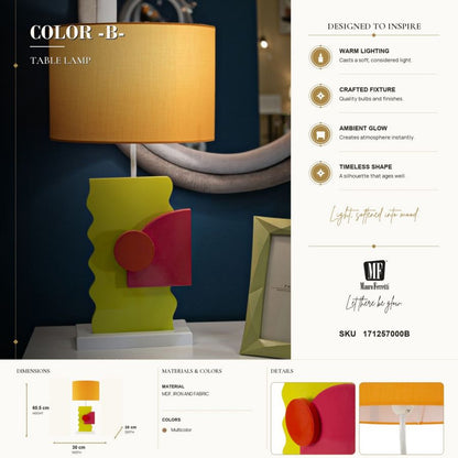 Tafellamp Color -b- 30x60,5