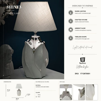 Tafellamp Shiney Ø 30×51 cm