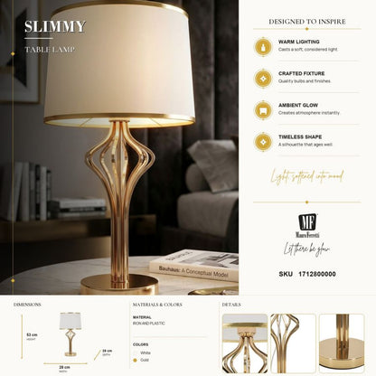 Tafellamp Slimmy Ø 28×53 cm