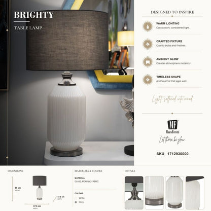 Tafellamp Brighty Ø 37,5×65 cm