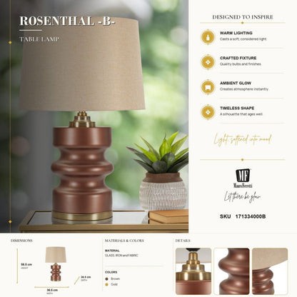 Tafellamp Rosenthal -b- Ø 36,5×56,5 cm
