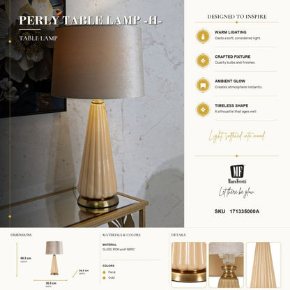 Tafellamp Perly Table Lamp -h- Ø 36,5×68,5 cm