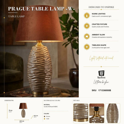 Tafellamp Prague Table Lamp -w- Ø 45,5×79 cm