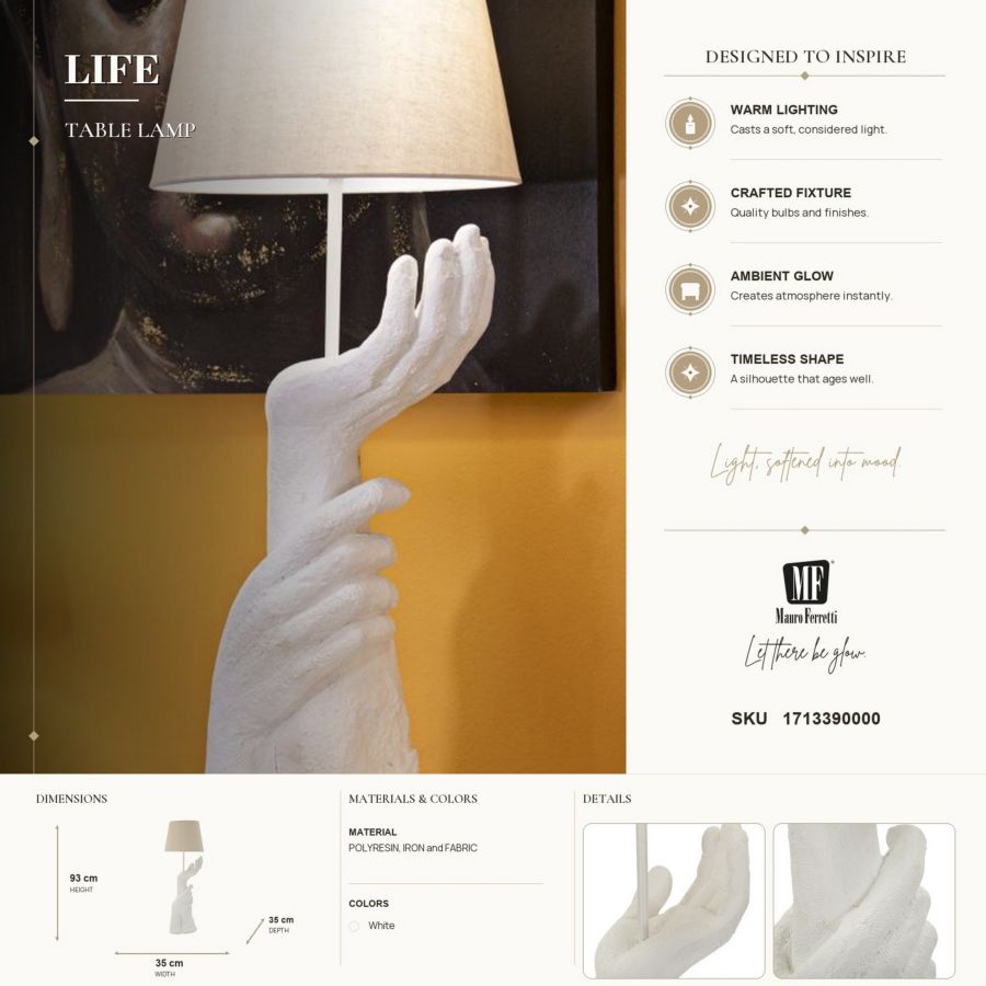 Tafellamp Life Ø 35×93 cm